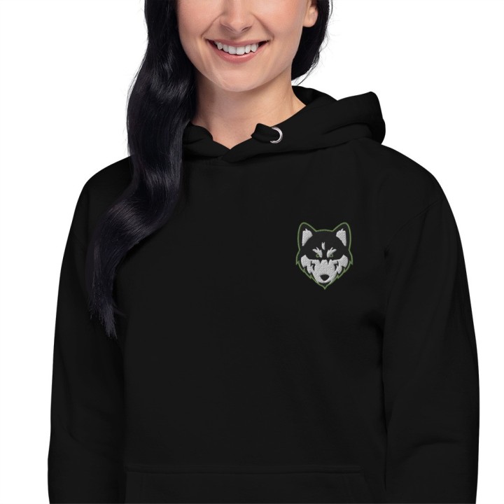 Unisex-Kapuzenpullover „Huskynarr“